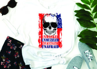 1 Unmasked Skull Png, Black Sunglasses, 4th Of July Png,USA Flag Png, Sublimation Design, Digital Download 1009422342