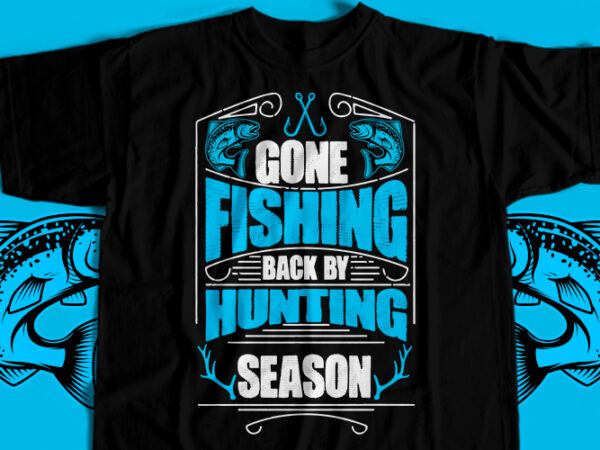 Fishing t-shirt design