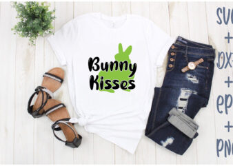 bunny kisses t shirt template