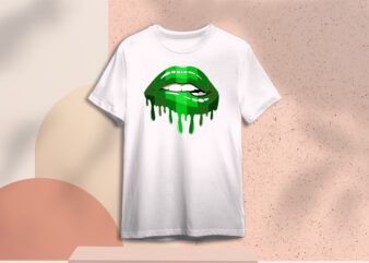 Patricks Day, Vector Sexy Green Plaid Lips Diy Crafts Svg Files For Cricut, Silhouette Sublimation Files