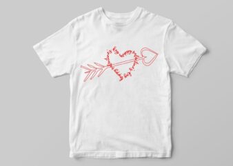 Valentine Heart Silhouette SVG Gift Diy Crafts Svg Files For Cricut ...