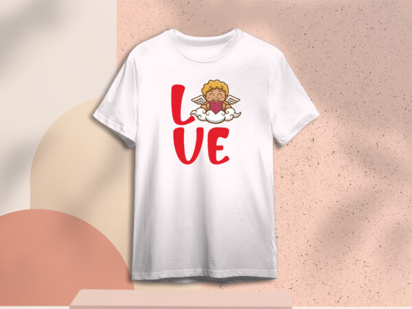 Valentine cute cupid silhouette svg gift diy crafts svg files for cricut, silhouette sublimation files t shirt vector art