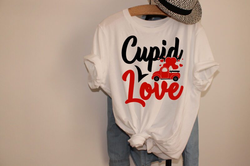 Cupid Love, Valentines T-Shirt Design