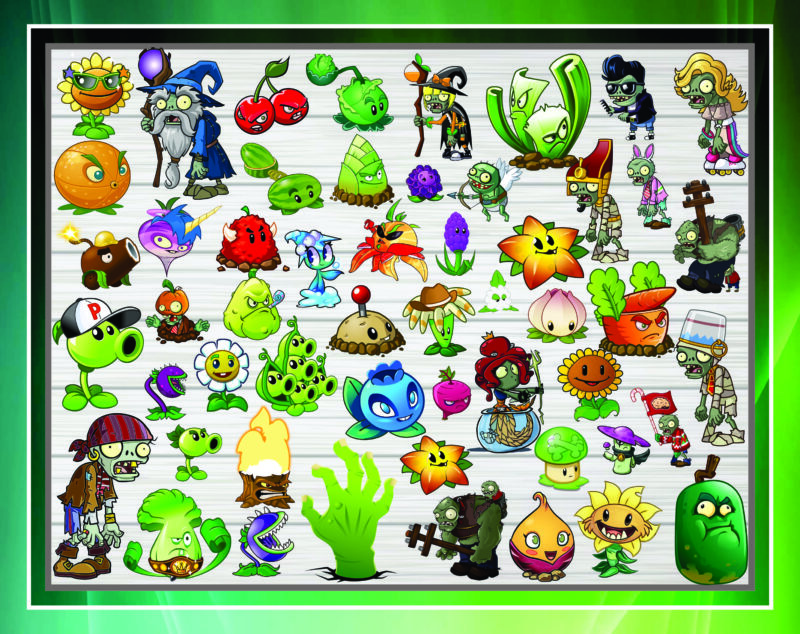 Plants vs Zombies Clipart,Plants vs Zombies characters,Plants vs Zombies png, Plants Vs Zombies Heroes,Plants vs Zombies,Instant Download 985032796