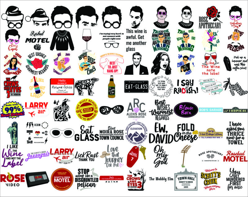 Bundle 150+ Mega Bundle Schitts Creek Svg, Schitts Creek svg png dxf, Ew David quotes bundle SVG, Rose Apothecary svg, Cricut, Digital Download 1014480993