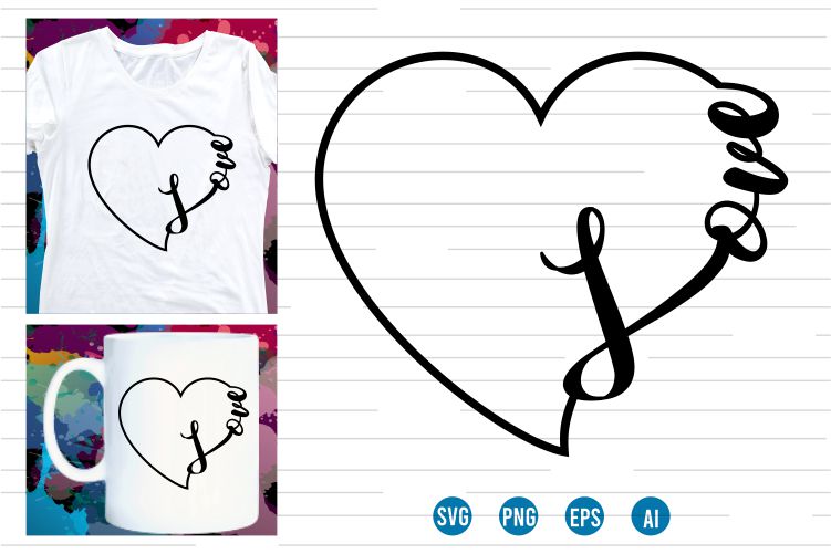 love heart Svg t shirt design, love Heart Svg, mug designs, valentines svg t shirt design, valentine svg t shirt design,