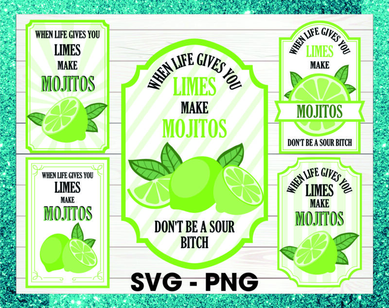 Bundle 36 When Life Gives You Lemons Vodka Lemonade svg png, When Life Gives You Limes Mojitos Margaritas svg, Bring The Tequila svg png 1013703962