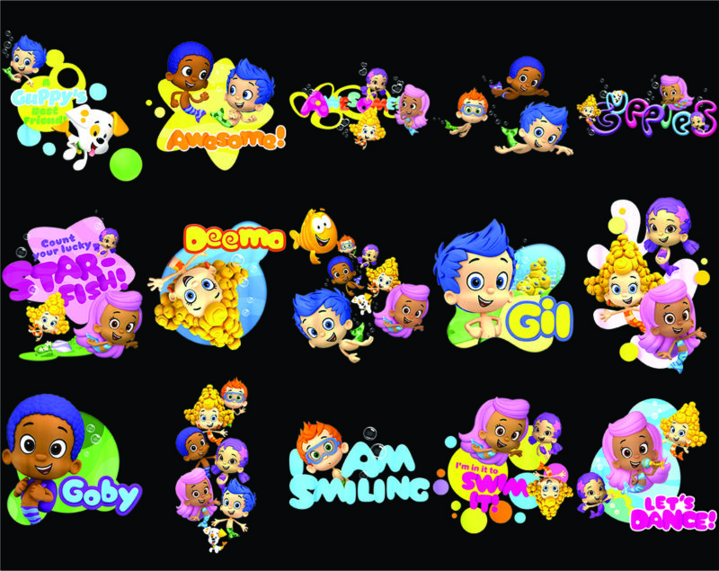 Bundle 31+ Bubble Guppies, Bubble Guppies PNG png files, Transparent background, Bubble Guppies png, Clipart PNG, Digital Download 1014949619