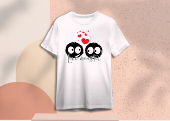 Valentine Gift, Love Moster Diy Crafts Svg Files For Cricut, Silhouette Sublimation Files t shirt vector art