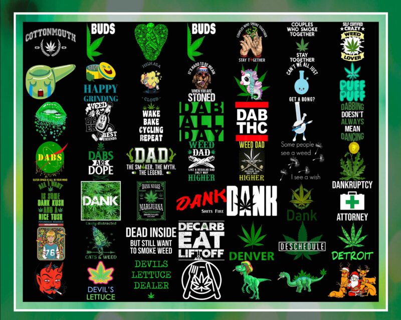 Combo 298 Cannabis Png Designs, Bundle Png File, Dope Bundle, Smoke weed Png, Png Download, Digital Print Design, Instant Digital Download 1034748298