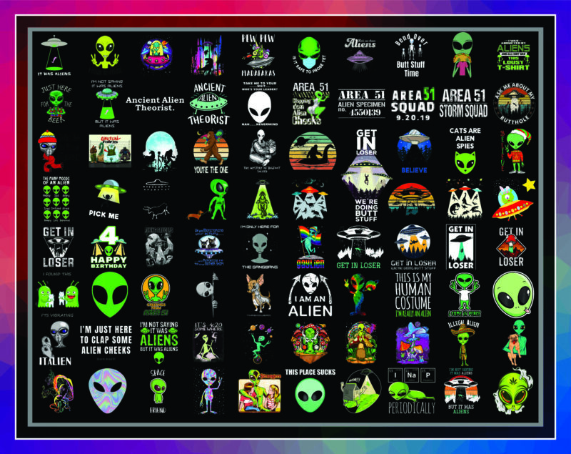 410 Designs Alien PNG Bundle, UFO Png, Area 51 Png, Area 51 Storm T Shirt Design, Alien Ufo, Flying Saucer, Alien Digital, Digital Download 1008416318
