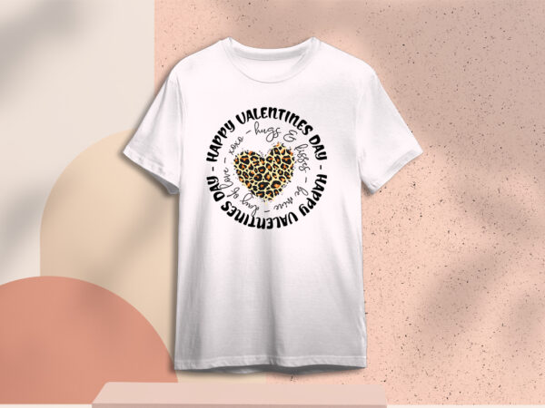 Happy valentines day hugs and kisses gift diy crafts svg files for cricut, silhouette sublimation files graphic t shirt