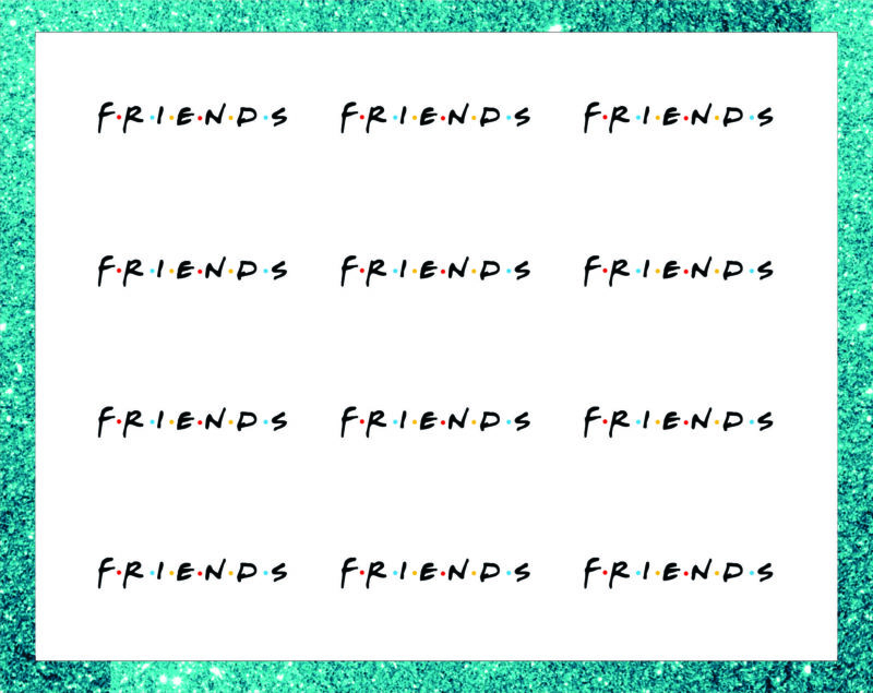 Guess Who? “Friends” Edition, Printable Template, Digital Download 942143921