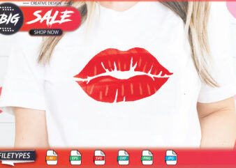 Lips Sublimation Svg