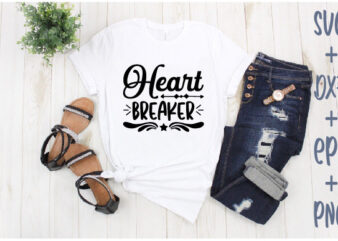 heart breaker graphic t shirt