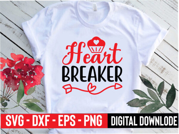 Heart breaker graphic t shirt