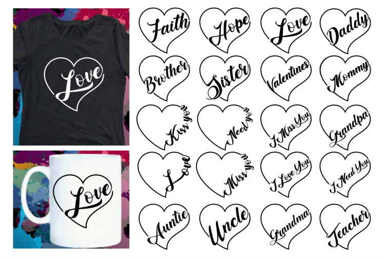 valentines day t shirt design bundle, valentine svg t shirt designs bundle,valentines day sublimation bundle, mug designs, sticker designs, love quotes bundle,