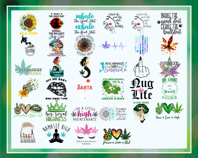 Combo 298 Cannabis Png Designs, Bundle Png File, Dope Bundle, Smoke weed Png, Png Download, Digital Print Design, Instant Digital Download 1034748298