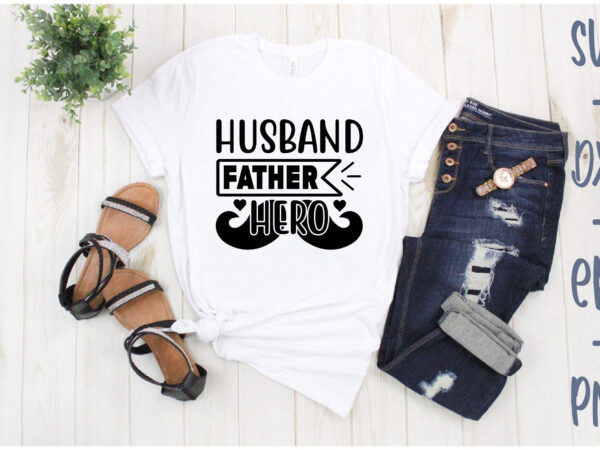 Husband father hero graphic t shirt