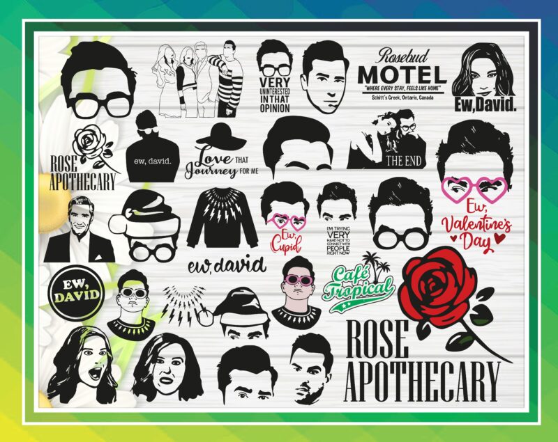 150+ Designs Schitt’s Creek Svg Mega Bundle, David Rose Svg, Ew Covid Quotes svg, Rose Apothecary svg, Schitts Creek svg cut files Digital 970694762