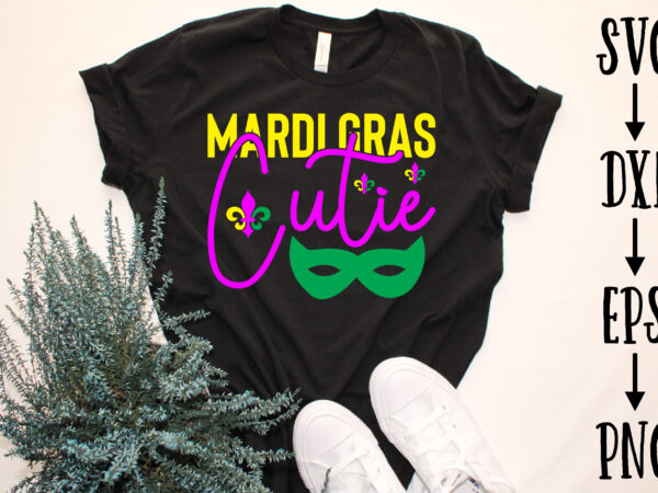 Mardi gras cutie t shirt designs for sale