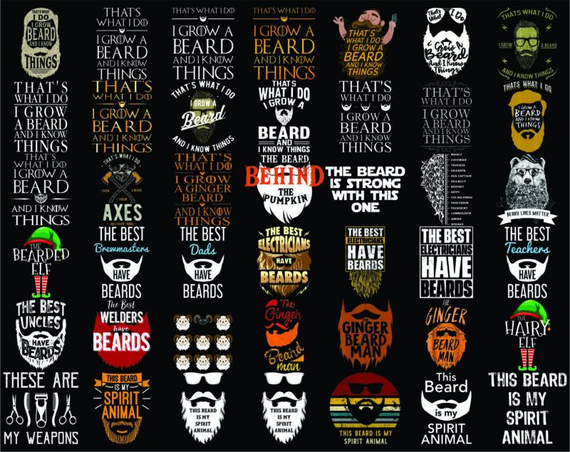 1 Beard PNG Bundle, Gentleman Beard, Color Beard, Skull Love, Father’s Day Png, Papa Png, Happy Fathers Day, Digital Download 1008413350