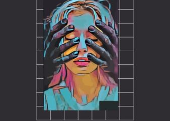 closed women’s eyes on black hand svg, women harassment, stay with women, girl empowerment beautifull vector canvas art eps svg png, high quality vector art svg, canvas, print, cut file,