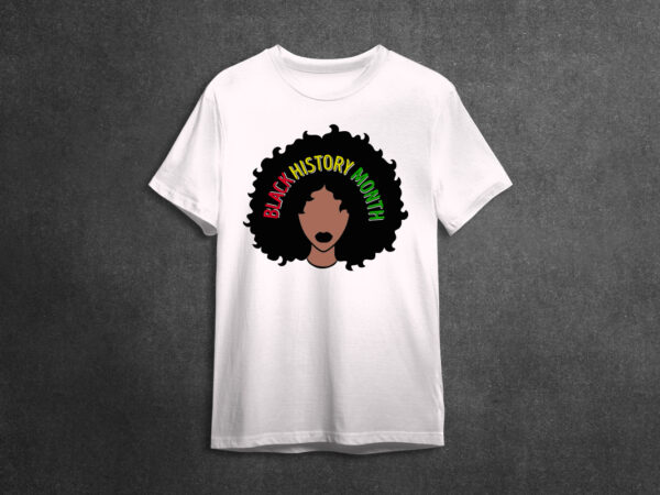 Black history month gift idea for afro girls diy crafts svg files for cricut, silhouette sublimation files t shirt template