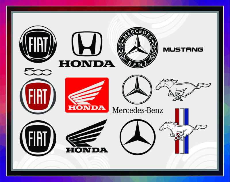 Bundle Car Logo svg big, Car Logo png, Car Decal svg png, Auto Sticker logo, Car Sticker logo images for Cricut Silhouette, Instant download 1012848085