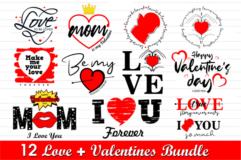 valentines day t shirt design bundle, valentine svg t shirt designs bundle,valentines day sublimation bundle, mug designs, sticker designs, love quotes bundle,