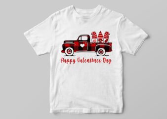 Happy Valentines Day Gnomes Gift Diy Crafts Svg Files For Cricut, Silhouette Sublimation Files graphic t shirt
