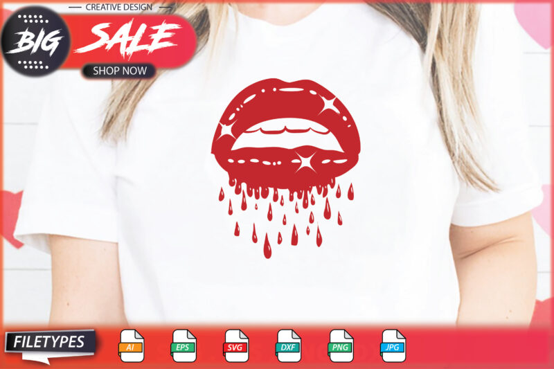 Lips Sublimation Svg