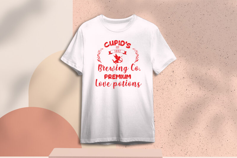 Valentines Day Gift, Cupids Brewing Co Premium Love Potions Diy Crafts Svg Files For Cricut, Silhouette Sublimation Files