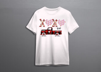 Valentine Truck Gift, Xoxo You All Diy Crafts Svg Files For Cricut, Silhouette Sublimation Files