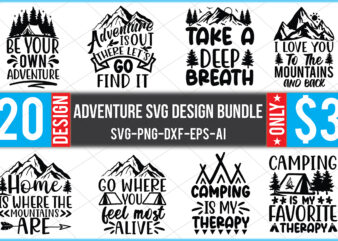 Adventure Svg Design Bundle