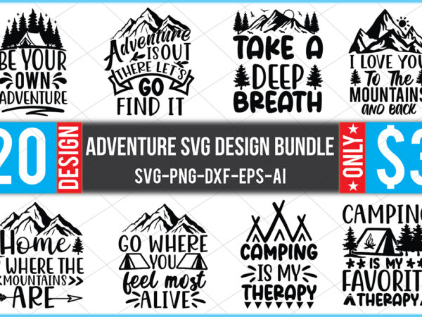 Adventure svg design bundle