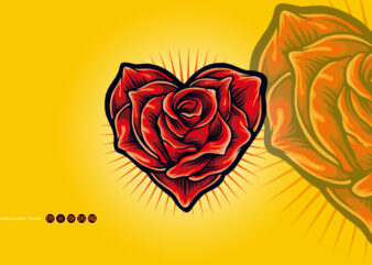 roses form love blooming beautiful t shirt design online