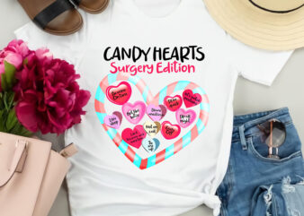 Candy Hearts Surgery Edition Png, Happy Valentines Day Anesthesia, Valentines Day