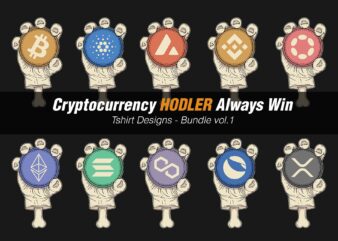 Cryptocurrency HODLER – Always Win – Bundle Vol. 1