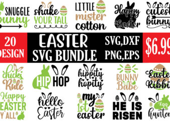 Easter svg bundle vector clipart