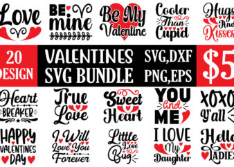 Valentines svg bundle t shirt vector art