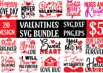 Valentines svg bundle