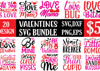 Valentines svg bundle t shirt vector art