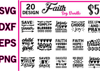 Faith svg bundle