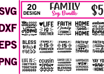 family svg bundle