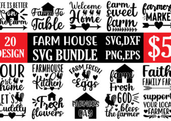 farm house svg bundle