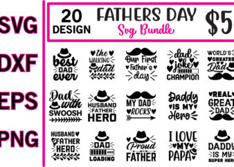 father`s day svg bundle