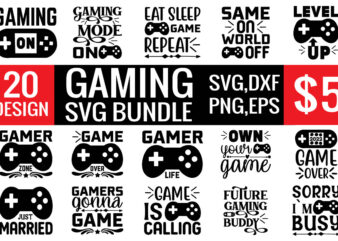 Gaming svg bundle