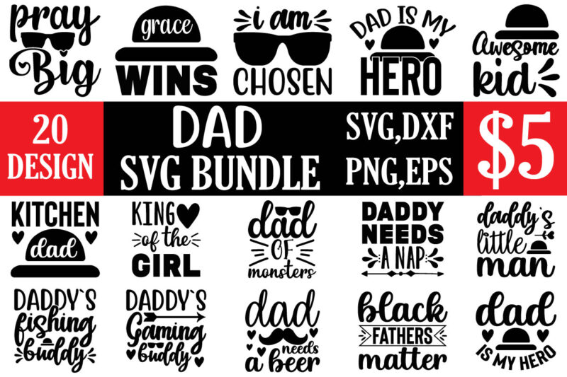 dad svg bundle