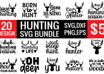 Hunting svg bundle